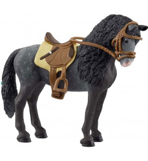 Фигурка Schleich Horse Club - Чистокръвна испанска кобила със седло, 12 cm