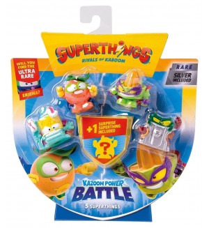 Фигурки Magicbox SuperThings - Battle, 5 броя, асортимент