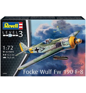 Сглобяем модел Revell - Военен самолет Focke Wulf Fw 190 F-8 (03898)