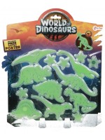 Фосфоресциращи стикери Toi Toys - World of Dinosaurs, 16 броя
