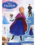 Стикери Frozen: Анна (с наметало и шапка)