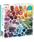 Пъзел Galison от 500 части - Цветни кристали