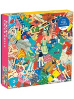 Пъзел Galison от 1000 части - Винтидж кукли от хартия Пъзел Galison от 1000 части - Винтидж кукли от хартия