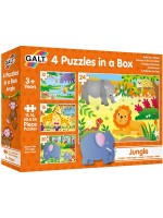 Детски пъзели 4 в 1 Galt - Джунгла