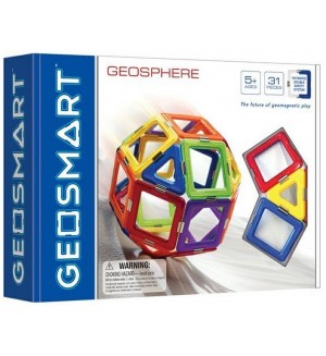 Магнитен конструктор Smart Games Geosmart - Геосфера, 31 части