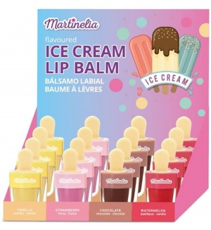 Гланц за устни Martinelia - Wonderland, Сладолед, асортимент, 7 g