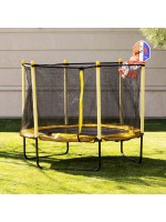 Голям батут Chipolino - Sporty, с баскетболен кош, 140 cm