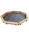 Голям детски пясъчник с пейки Acool Toy - Осмоъгълен, 360 cm
