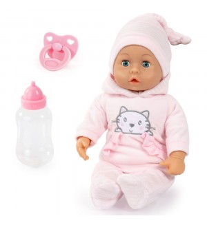 Говореща кукла Bayer - Първи думички, 38 cm