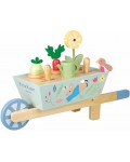 Градинска количка за бутане Orange Tree Toys Peter Rabbit - синя