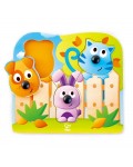 Дървен пъзел за бебета Hape - Животни