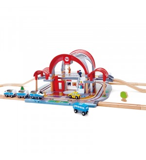 Игра Hape - Дървена станция, Гранд Сити