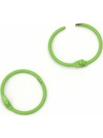 Халка за албум Ем Арт - Заключваща се, 3 cm, зелена (4 броя)