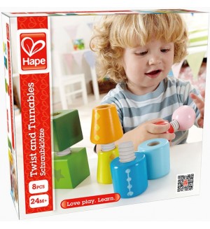 Детска играчка за подреждане с навиване Hape , дървена