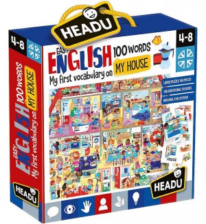 Образователен комплект Headu - Моята къща, първите 100 английски думи