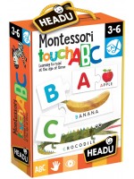 Образователна игра Headu Montessori - Докосни и разпознай буква