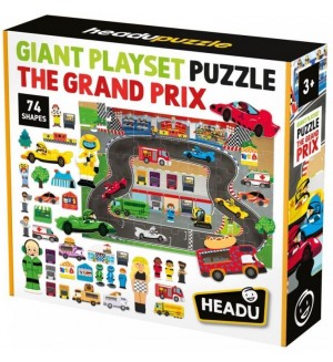 Гигантски  пъзел Headu - The Gran Prix