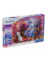 Холограмен пъзел Clementoni от 104 части - Замръзналото кралство 2