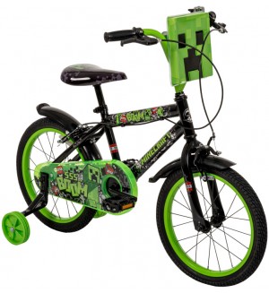 Детски велосипед Huffy - 16'', Minecraft, черен