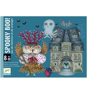 Игра с карти Djeco - Spooky Boo 