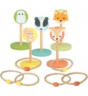 Игра с рингове Orange Tree Toys - Ловене на горски животни