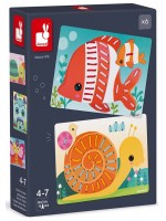 Игра с връзки Janod - Животни