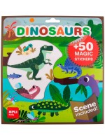 Игра със стикери Apli Kids - Динозаври
