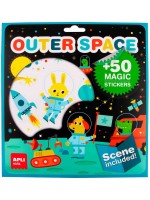 Игра със стикери Apli Kids - Космос