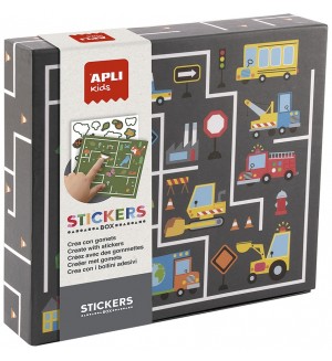 Игра със стикери Apli Kids - Лабиринти