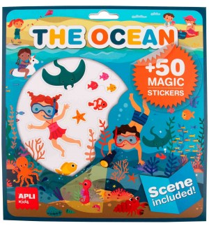 Игра със стикери Apli Kids - Океан