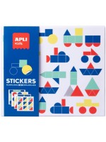 Игра със стикери Apli - Транспорт