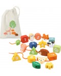 Игра за нанизване Orange Tree Toys - Горски животни