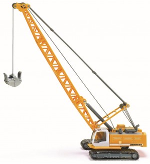 Метална количка Siku Super - Верижен багер Liebherr, 1:87
