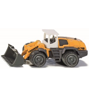 Метална играчка Siku Super - Багер-товарач Liebherr, 1:30