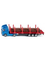 Метална количка Siku Super - Камион за превоз на дървени трупи, 1:87