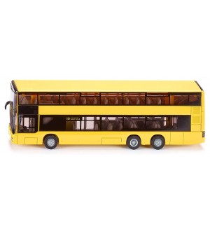 Метална количка Siku - Двуетажен автобус MAN, 1:87