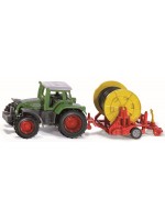 Метална количка Siku Agriculture - Трактор Fendt с макара за напояване