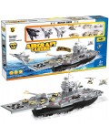 Играчка Aircraft Carrier - Самолетоносач с изстребители и коли