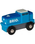 Играчка Brio - Карго локомотив, син