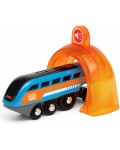 Играчка Brio Smart Tech - Локомотив със звукозапис