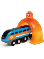 Играчка Brio Smart Tech - Локомотив със звукозапис