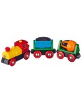 Играчка Brio - Влак със светлини, бетоновоз