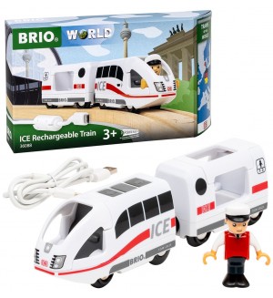 Играчка Brio - Влакче ICE