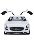 Играчка Rastar - Кола с волан контролер Mercedes-Benz SLS, 1:14, Бяла
