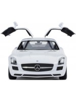 Играчка Rastar - Кола с волан контролер Mercedes-Benz SLS, 1:14, Бяла