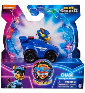 Играчка Spin Master Paw Patrol: The Mighty Movie - Състезател Чейс