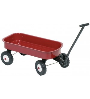 Играчка за дърпане Goki - Метално ремарке Играчка за дърпане Goki - Метално ремарке