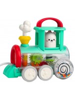Играчка за дърпане Hola Toys - Веселото локомотивче