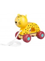 Играчка за дърпане Orange Tree Toys - Леопард
