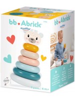 Играчка за нанизване Ecoiffier Abrick - Пирамида с рингове 